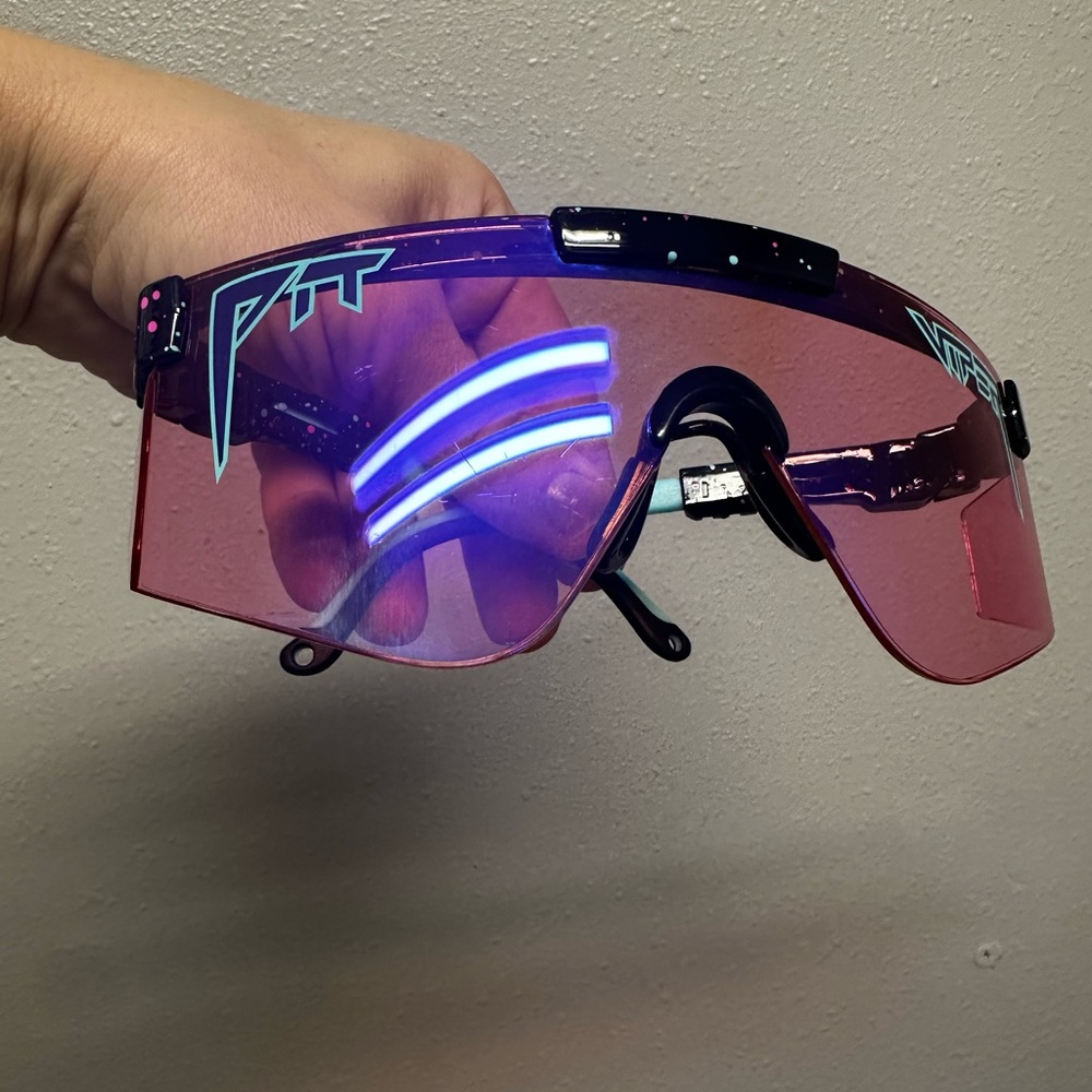 Pit Viper Pink and Purple Sunglasses
